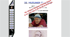 Desktop Screenshot of husumer-filmtage.de